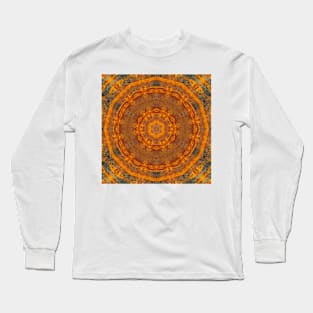 RUST... FLORAL FANTASY PATTERNS and ART Long Sleeve T-Shirt